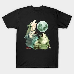 Red Horizon - 3 Power Moon T-Shirt